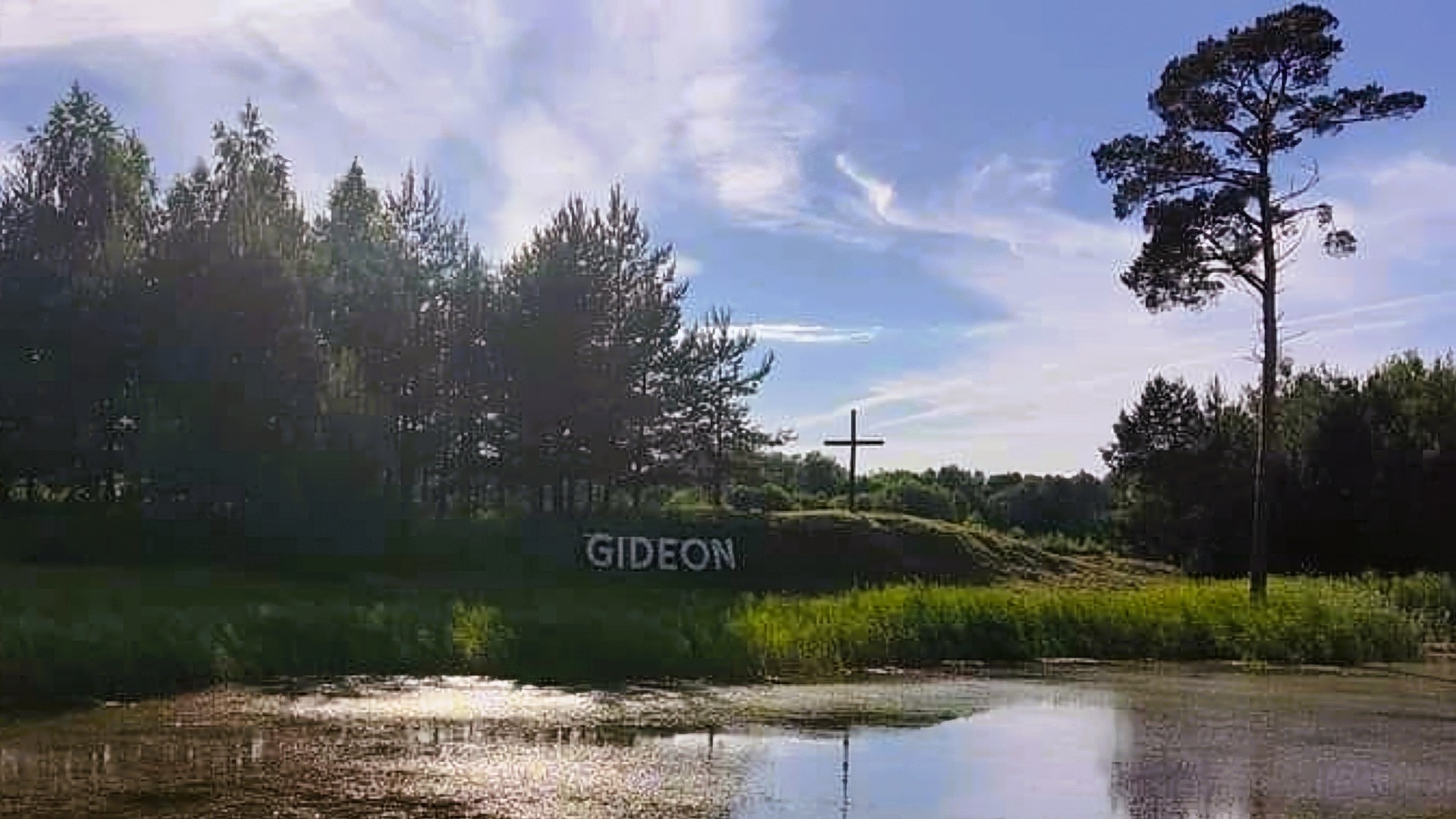Gideon camp with pond Calendar 2